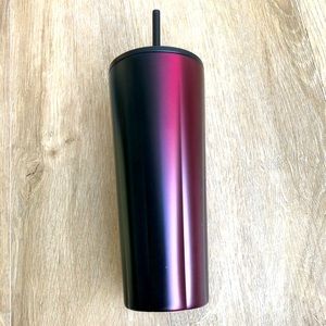 ♥️💜NEW💙💚 Starbucks Fall 2021 Plum|Red|Blue Ombre 24oz Stainless Steel Tumbler